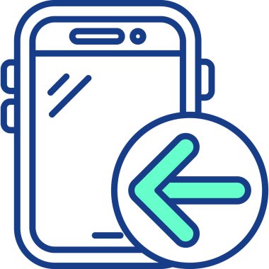 mobil telefon simgesi vektör tasarımı