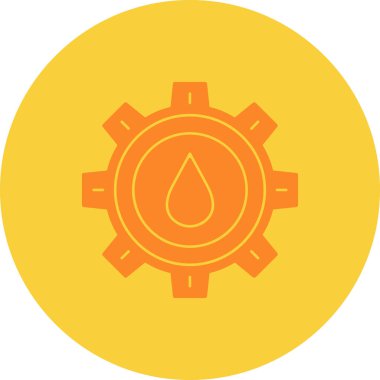 Su damlasının vektör resimleme simgesi