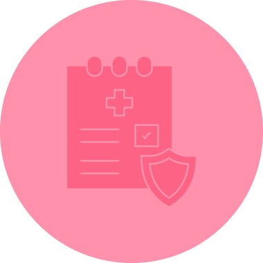 Bir kalkan simgesinin vektör illüstrasyonu