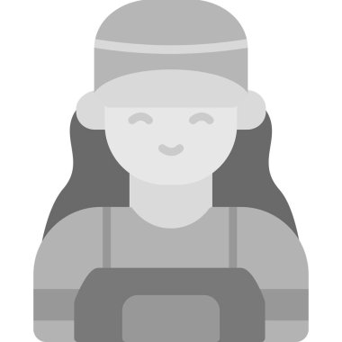 kız avatar karakter simgesi