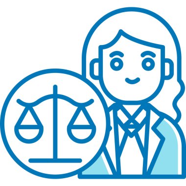 Adalet hukuku simgesi ana hatlarıyla