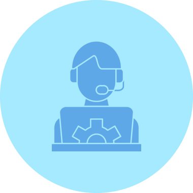 Modern b 'nin vektör çizimi robot simgesinden yoksun