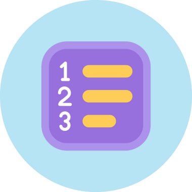 Web simgesi, basit ve modaya uygun düz tasarımın vektör illüstrasyonu