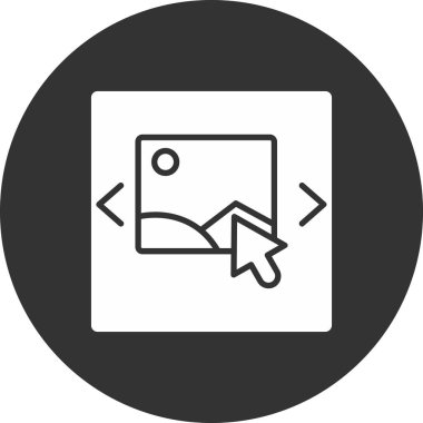 Modern simgenin vektör illüstrasyonu