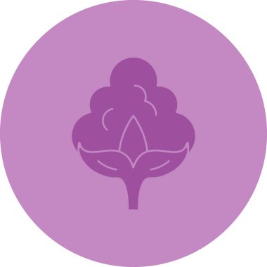 Lotus simgesinin vektör illüstrasyonu