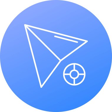 pusula simgesi, vektör illüstrasyonu