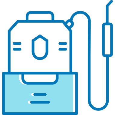 Süpürge Temizleyici vektör simgesi