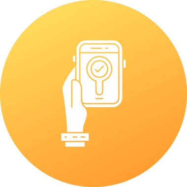 akıllı saat simge vektör illüstrasyonu