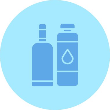 Şişe. Web simgesi basit illüstrasyon