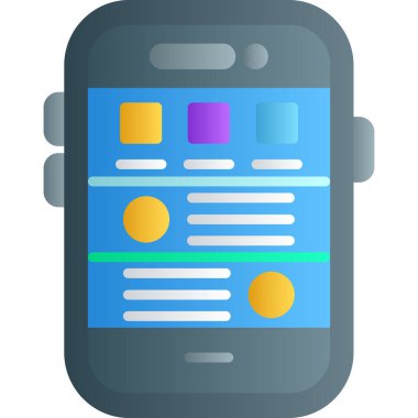 Web geliştirme mobil simgesi