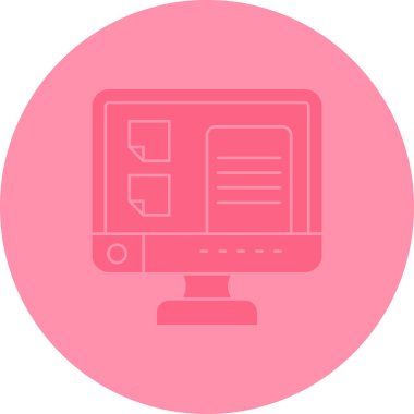 dizüstü bilgisayar web renk vektörü çizimi