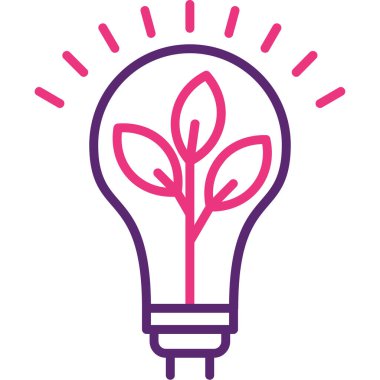 Ampul Simgesi, Vektör illüstrasyonu