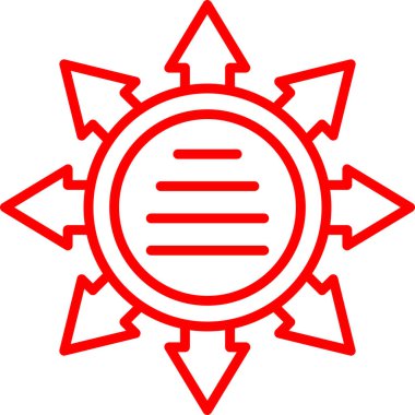 Çin kağıt fan simgesi ana hatlarıyla