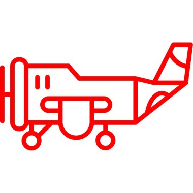 uçak simgesi vektör işareti