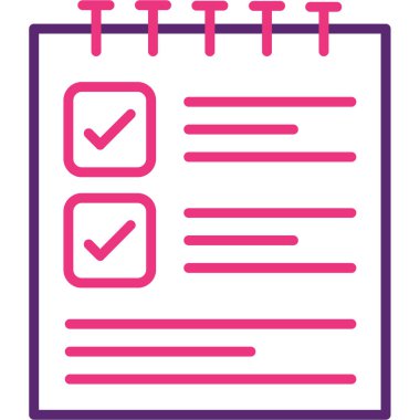 Liste vektör simgesini kontrol et