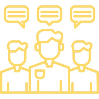 iş takımı simgesi vektör illüstrasyonu