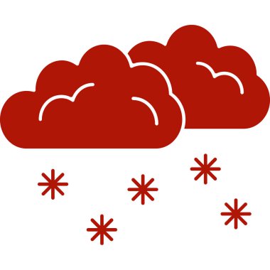 kırmızı ve beyaz hava simgesi