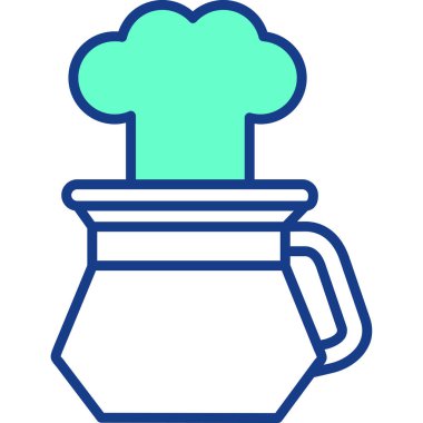 Esrar. Web simgesi basit illüstrasyon