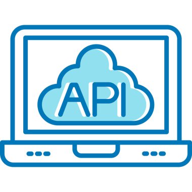 bulut kodlama simgesi, vektör tasarımı