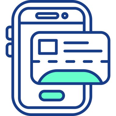 mobil uygulama simgesi basit vektörü