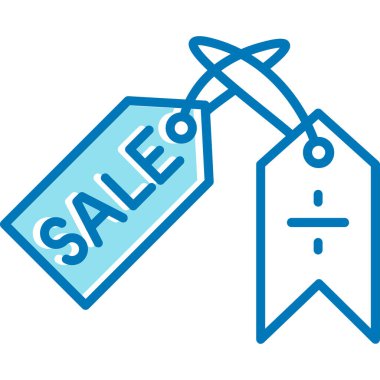 Satış etiketi. Basit tasarım