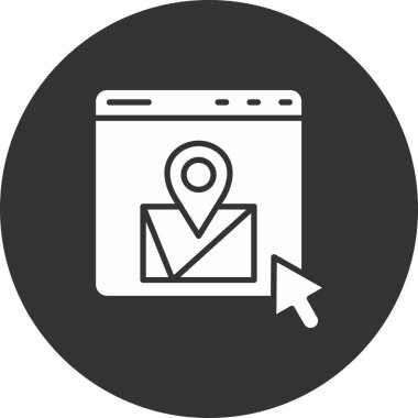 E-posta. Web simgesi basit illüstrasyon