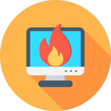 Simge vektör resimlemesini ateşle