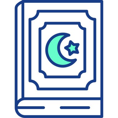 Ramazan simgesi, vektör illüstrasyonu