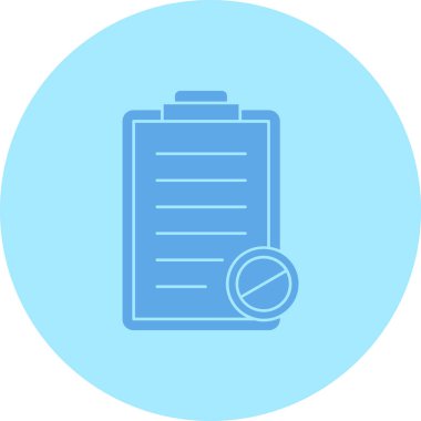 Kontrol listesi. Web simgesi basit illüstrasyon