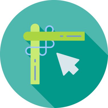 anahtar düz simge, vektör illüstrasyonu