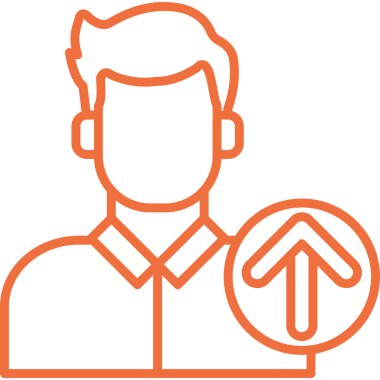 kullanıcı. Web simgesi basit illüstrasyon