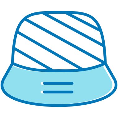 Şapka simgesi vektör illüstrasyonu