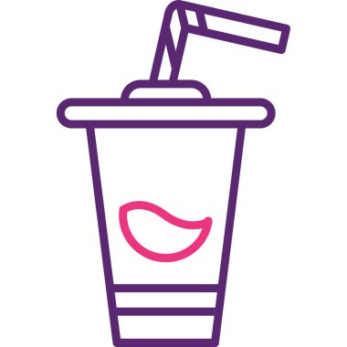 Bir kahve fincanının vektör çizimi