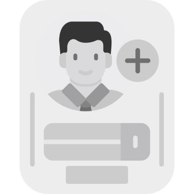 kullanıcı düz simgesi, vektör illüstrasyonu