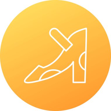 Bir çift ayakkabının vektör çizimi