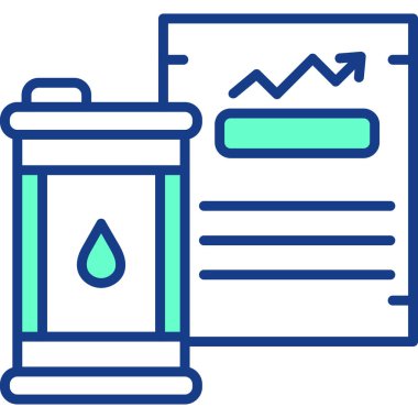 Yağ damlası. Basit illüstrasyon