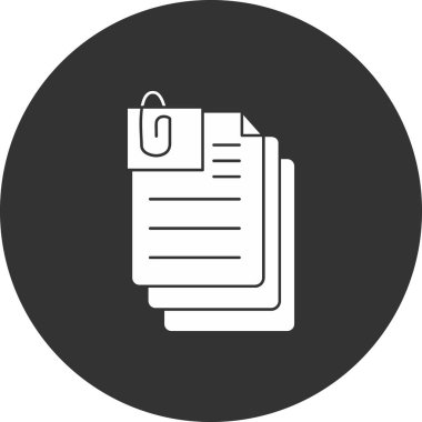 belge simgesi, vektör çizimi