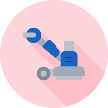 araba tamir servisi simgesi düz stil