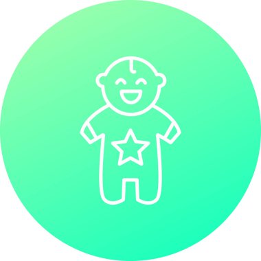 Bir yıldızın vektör illüstrasyonu