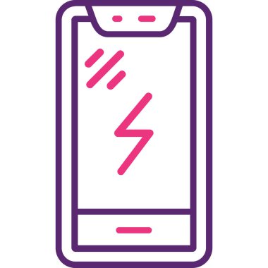 telefon simgesi, vektör illüstrasyonu basit tasarım