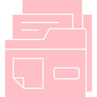 Dosya. Web simgesi basit illüstrasyon