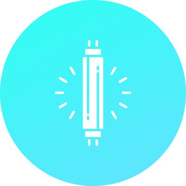 Işık lambası simgesi, vektör illüstrasyonu