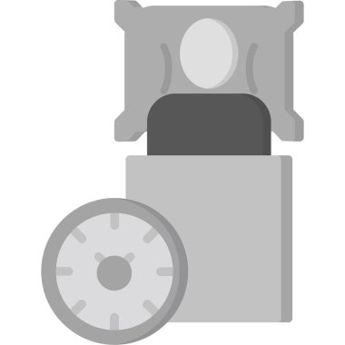 Bir makinenin vektör illüstrasyonu