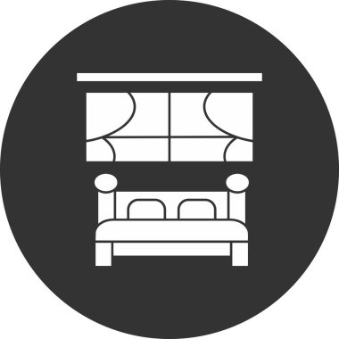 Kanepe. Web simgesi basit illüstrasyon