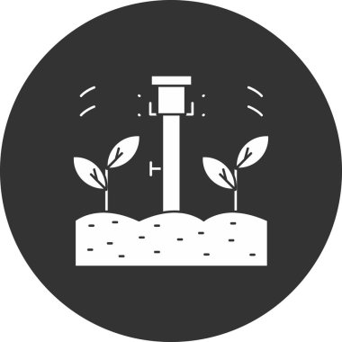 bitki simgesi vektör illüstrasyonu