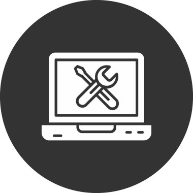 Vektör illüstrasyonu, seo ve onarım simgesi tasarımı