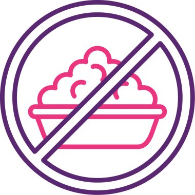 Gıda simgesinin vektör illüstrasyonu