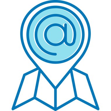 E-posta. Web simgesi basit illüstrasyon