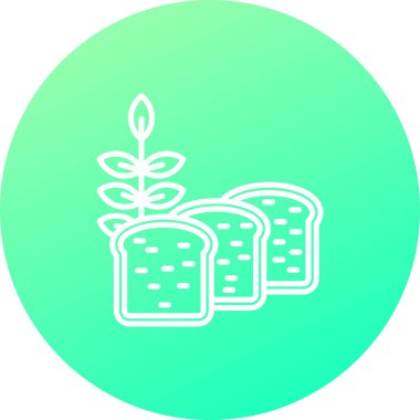 Gıda simgesinin vektör illüstrasyonu