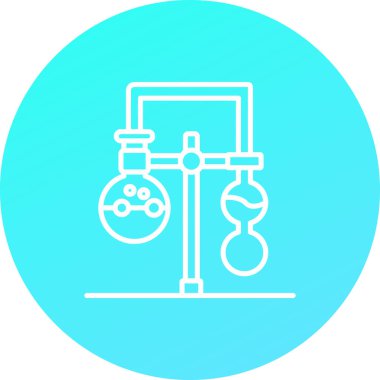 vektör laboratuvar simgesi illüstrasyonu